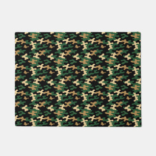 Green Camo Doormat