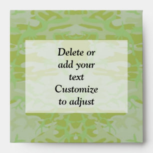 Green camo envelope