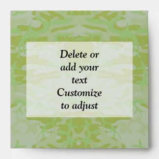 Green camo envelope