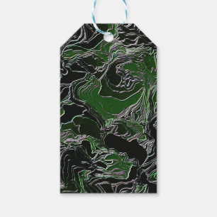 Green Camo Gift Tags