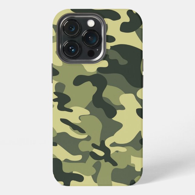 Green Camo iPhone Case (Back)
