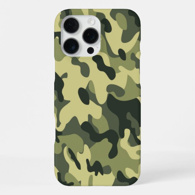 Green Camo iPhone Case (Back)