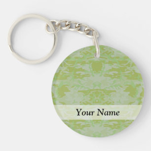 Green camo key ring