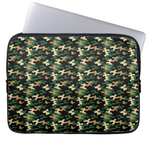 Green Camo Laptop Sleeve