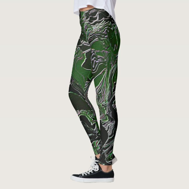 Green Camo Leggings (Left)