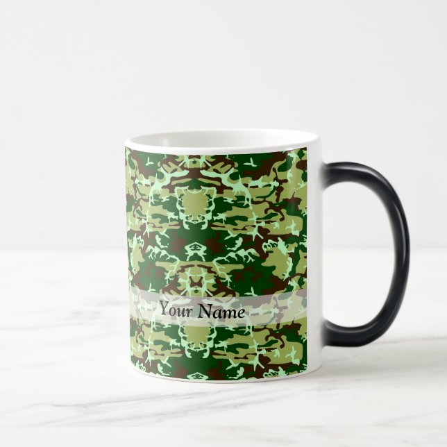 Green camo magic mug (Right)