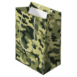Green Camo Medium Gift Bag