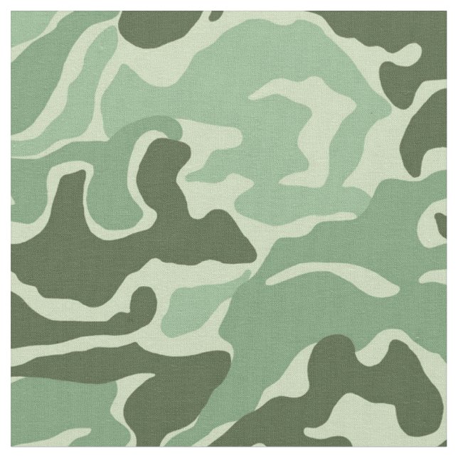 Green Camo Military Fabric (Close Up)