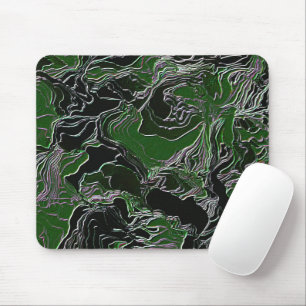 Green Camo Mouse Mat
