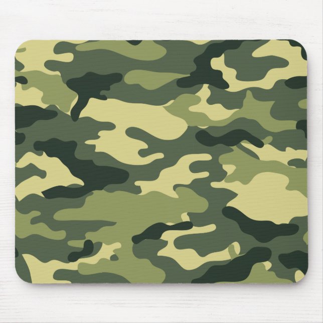 GREEN CAMO MOUSE MAT (Front)