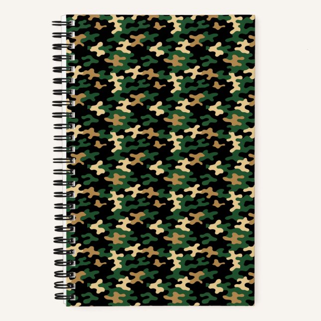 Green Camo Notebook (Front)