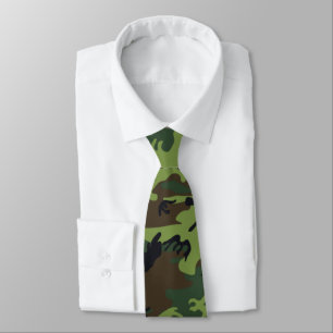 Green Camo Tie