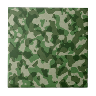 Green Camo Tile
