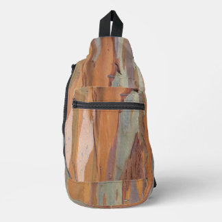 Green Camo Tree Bark Sling Bag