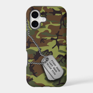 Green Camo w/ Dog Tags