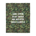 Green Camouflage Camo Pattern Personalised