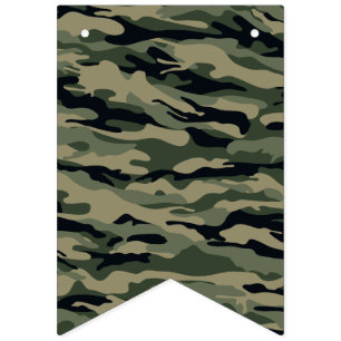 Green Camouflage. Camo your Bunting
