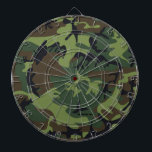 Green camouflage Dart Board<br><div class="desc">Green camouflage Dart Board. Trailer park,  white trash,  hick,  redneck,  hillbilly,  Country,  funny t-shirts,  sweatshirts,  hats and more. Be sure to check out all our Funny designs at Method77.com.</div>