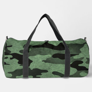 Green Camouflage Duffel Bag