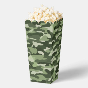 Green Camouflage Favour Box