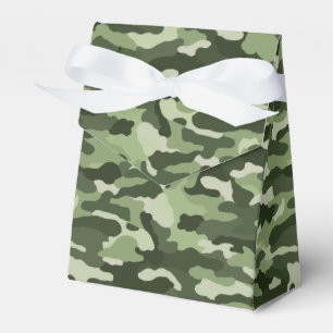 Green Camouflage Favour Box