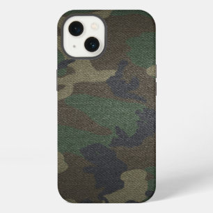 green camouflage iPhone 13 case