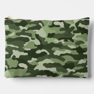 Green Camouflage Large Accessory Pouch