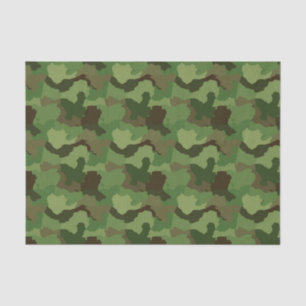 Green Camouflage/Military Camo Tissue Paper