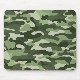 Green Camouflage Mouse Mat