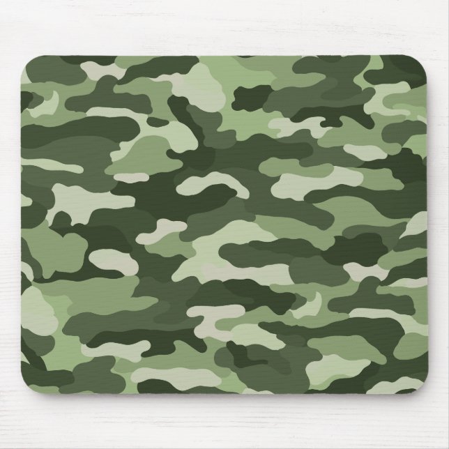Green Camouflage Mouse Mat (Front)