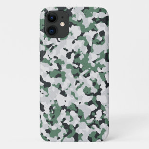 Green camouflage pattern iPhone 11 case