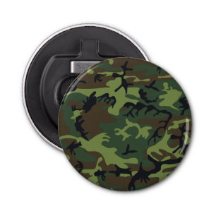 Green Camouflage Pattern, Military Pattern, Army Bottle Opener
