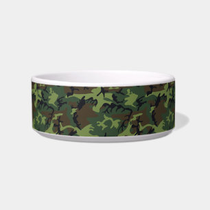 Green Camouflage Pattern, Military Pattern, Army Bowl