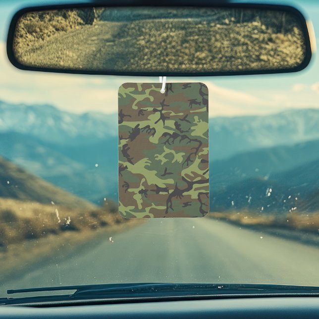 Green Camouflage Pattern, Military Pattern, Army Car Air Freshener (Creator Uploaded)