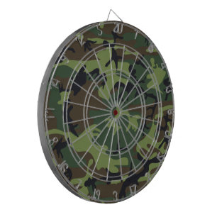Green Camouflage Pattern, Military Pattern, Army Dartboard