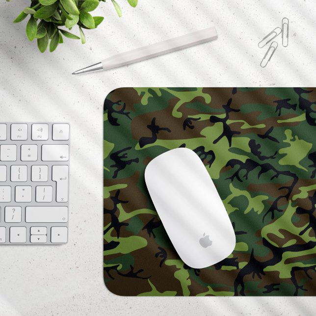 Green Camouflage Pattern, Military Pattern, Army Mouse Mat (Creator Uploaded)