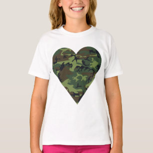 Green Camouflage Pattern, Military Pattern, Army T-Shirt