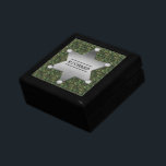 Green Camouflage Pattern Sheriff Name Badge Gift Box<br><div class="desc">This customisable camo pattern design has a metal sheriff badge with space for you to add your name. The camouflage is in shades of green and brown. It's a great design for a person in the military, a veteran, a woman or man in law enforcement, a hunter or even a...</div>