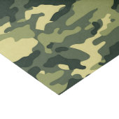 Green Camouflage Pattern Tissue Paper (Corner)