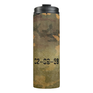Green camouflage pattern vintage V2.0 Thermal Tumbler