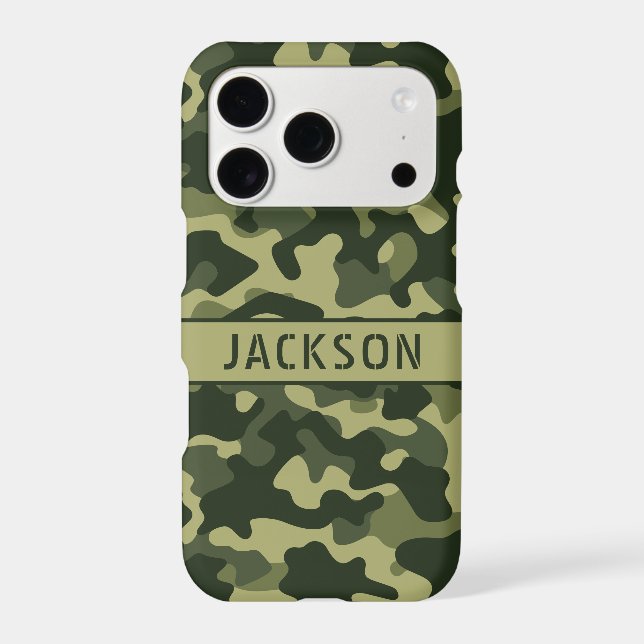Green Camouflage Personalised (Back)