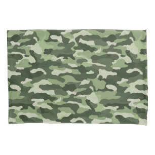 Green Camouflage Pillowcase