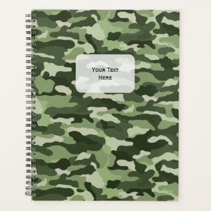 Green Camouflage Planner