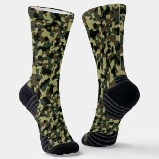 Green Camouflage  Socks