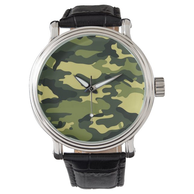 Green camouflage | Watch (Front)