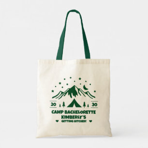 Green Camp Bachelorette  Tote Bag