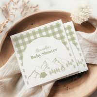 Green Camping Baby Shower