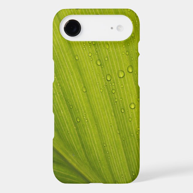 Green Cana Lilly Leaf Photograph Case-Mate iPhone Case (Back)