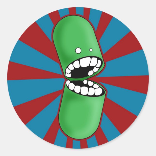 Green Capsule Stickers (Front)