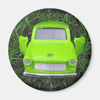 Green Car Magnet